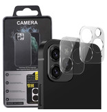 Stuff Certified® Copriobiettivo per fotocamera in vetro temperato per iPhone 12 Pro, confezione da 3 - Protezione custodia antiurto