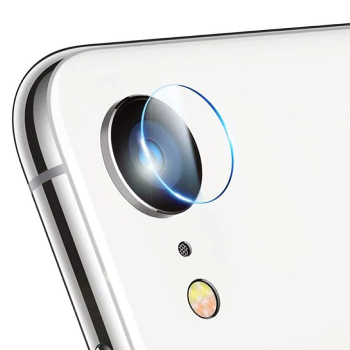 Confezione da 3 copriobiettivo per fotocamera in vetro temperato per iPhone SE (2020) - Custodia antiurto