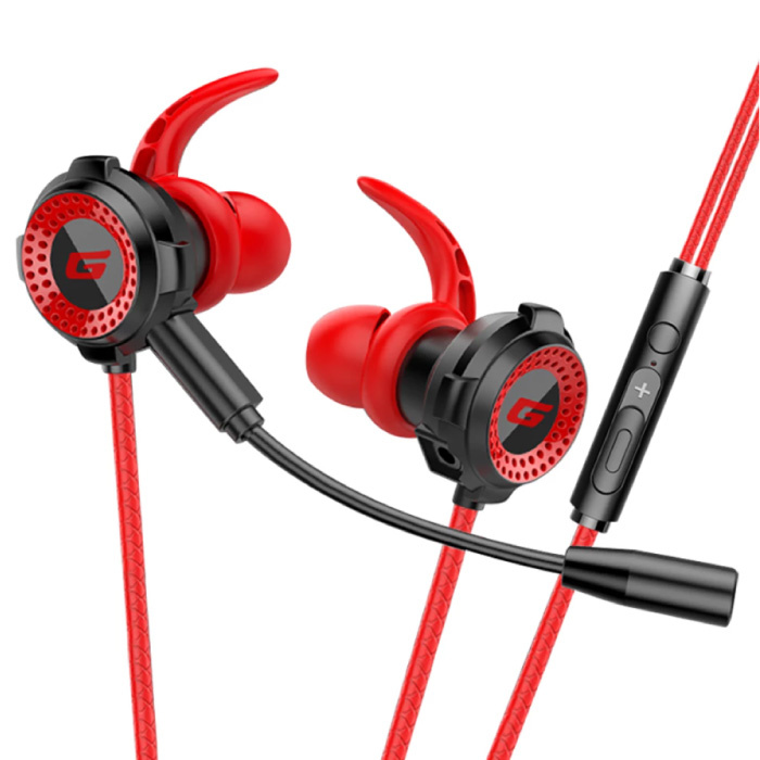 Auriculares para juegos F36 con micrófono omnidireccional - Para PS4 / PS5 - Auriculares Auriculares Auriculares con micrófono Rojo