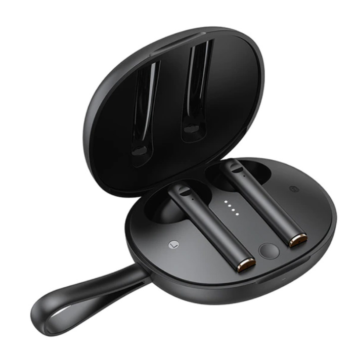 Bezprzewodowe słuchawki W05 - Bezprzewodowe ładowanie Qi - True Touch Control TWS Słuchawki Bluetooth 5.0 Słuchawki douszne Czarne
