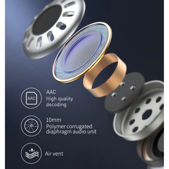 Baseus Encok W05 Wireless-Ohrhörer - Qi Wireless-Aufladung - True Touch Control TWS Bluetooth 5.0-Ohrhörer Ohrhörer Ohrhörer Schwarz