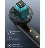 Baseus Słuchawki bezprzewodowe Encok W05 - Bezprzewodowe ładowanie Qi - Sterowanie True Touch TWS Słuchawki Bluetooth 5.0 Słuchawki douszne Czarne