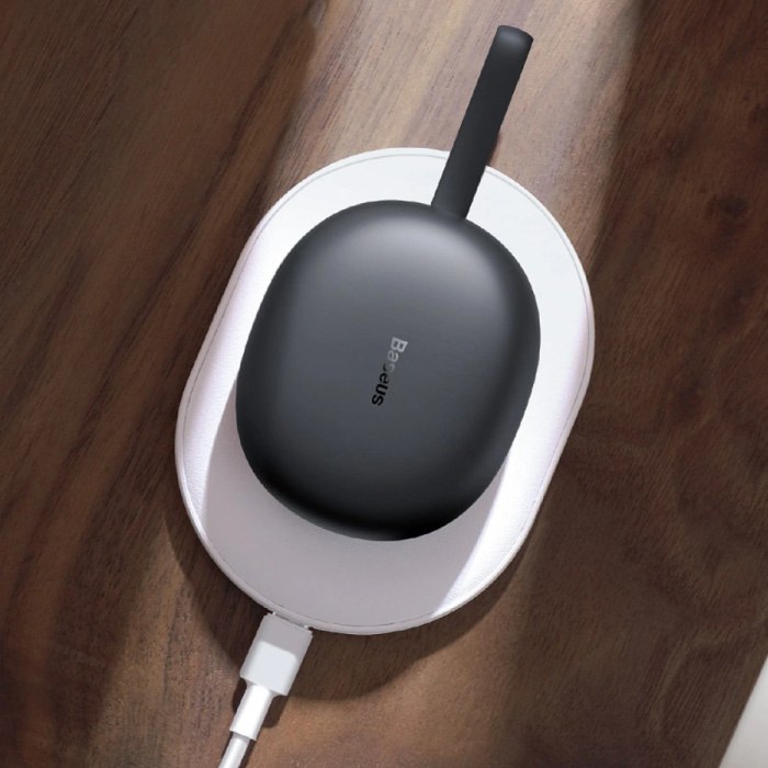 Baseus Auricolari wireless Encok W05 - Ricarica wireless Qi - True Touch Control TWS Auricolari Bluetooth 5.0 Auricolari Auricolari neri