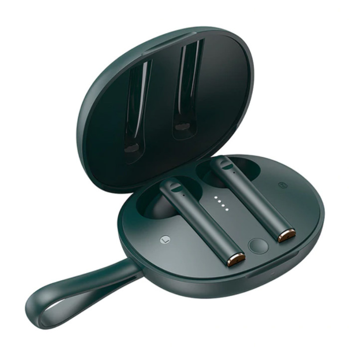 Auriculares inalámbricos W05 - Carga inalámbrica Qi - True Touch Control TWS Bluetooth 5.0 Auriculares Auriculares Auriculares Verde