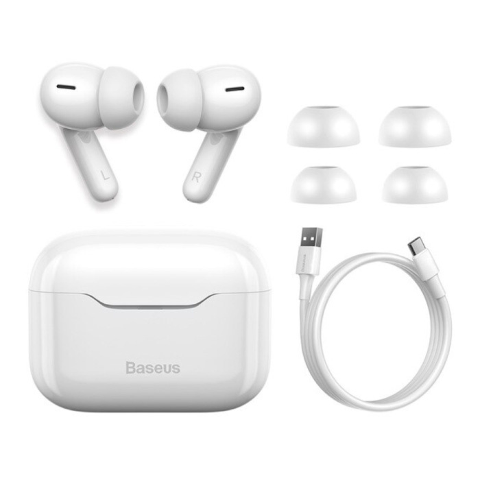 Écouteurs sans fil S1 - ANC True Touch Control TWS Bluetooth 5.0 Écouteurs Écouteurs Écouteurs Blanc