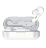 Awei T10C Wireless-Kopfhörer - Qi-Wireless-Aufladung - True Touch Control TWS Bluetooth 5.0-Ohrhörer Ohrhörer Ohrhörer Weiß