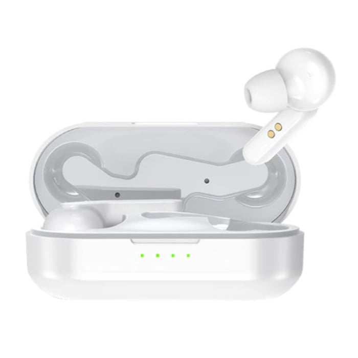 T10C Draadloze Oortjes - Qi Draadloos Opladen - True Touch Control TWS Bluetooth 5.0 Earphones Earbuds Oortelefoon Wit