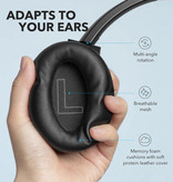 ANKER Casque sans fil Q20 - Casque sans fil Bluetooth 5.0 Studio stéréo noir