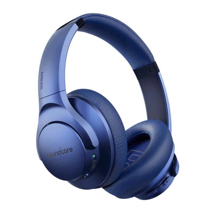 Casque sans fil Q20 - Casque sans fil Bluetooth 5.0 Stéréo Studio bleu