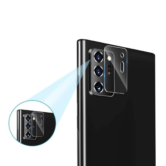 Copriobiettivo per fotocamera in vetro ultra temperato per Samsung Galaxy Note 20, confezione da 2 - Protezione custodia antiurto