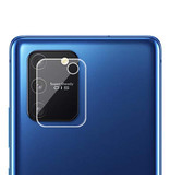 Stuff Certified® Osłona obiektywu aparatu ze szkła hartowanego do telefonu Samsung Galaxy S10 Lite, 2 sztuki - odporna na wstrząsy obudowa