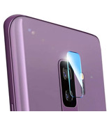 Stuff Certified® Lot de 3 couvercles d'objectif en verre trempé pour Samsung Galaxy S9 Plus - Protection antichoc