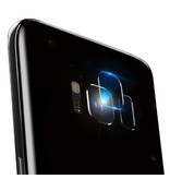 Stuff Certified® Lot de 2 couvercles d'objectif en verre trempé pour Samsung Galaxy S8 - Protection antichoc