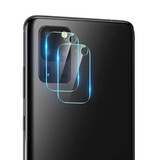 Stuff Certified® Osłona obiektywu aparatu ze szkła hartowanego do telefonu Samsung Galaxy S20 Ultra, 2 sztuki - odporna na wstrząsy obudowa