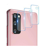 Stuff Certified® Samsung Galaxy S20 Plus Tempered Glass Camera Lens Cover - Shockproof Case Protection