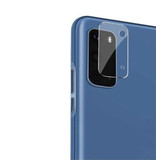 Stuff Certified® Paquete de 3 fundas para lentes de cámara de vidrio templado para Samsung Galaxy S20 - Funda protectora a prueba de golpes