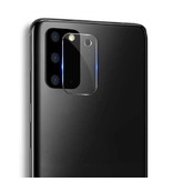 Stuff Certified® Paquete de 3 fundas para lentes de cámara de vidrio templado para Samsung Galaxy S20 - Funda protectora a prueba de golpes