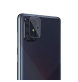 Stuff Certified® Confezione da 3 copriobiettivo per fotocamera in vetro temperato per Samsung Galaxy A71 - Custodia antiurto