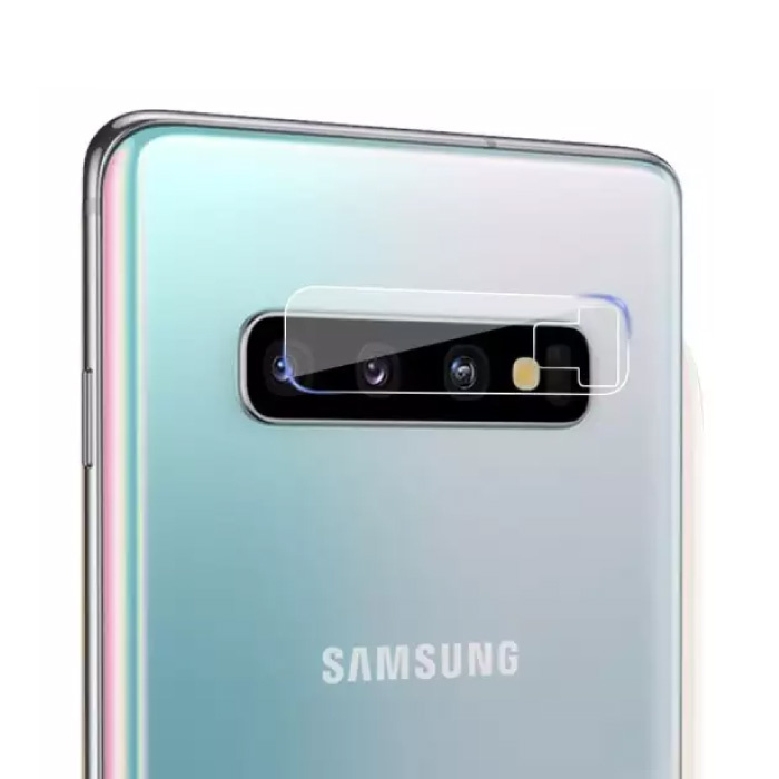 Cubierta de lente de cámara de vidrio templado para Samsung Galaxy S10 Plus - Carcasa protectora a prueba de golpes
