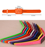 Stuff Certified® Digitaal Horloge Polsband - Silicoon Bandje LED Scherm Sport Fitness - Groen