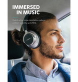 ANKER Casque sans fil Soundcore Space NC - Casque sans fil Bluetooth 5.0 Studio stéréo noir