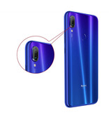 Stuff Certified® 3-Pack Xiaomi Redmi Note 7 Tempered Glass Camera Lens Cover - Shockproof Film Case Protection