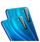 Stuff Certified® Lot de 3 couvercles d'objectif en verre trempé pour appareil photo Xiaomi Redmi Note 8T - Protection de l'étui en film antichoc