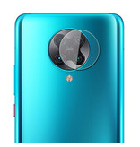 Stuff Certified® Confezione da 3 copriobiettivo per fotocamera in vetro temperato Xiaomi Poco F2 Pro - Protezione custodia in pellicola antiurto