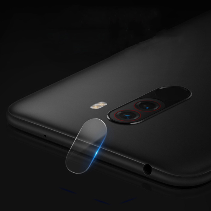Stuff Certified® 3 Pack Copriobiettivo per fotocamera in vetro temperato Xiaomi Pocophone F1 - Protezione per custodia in pellicola antiurto