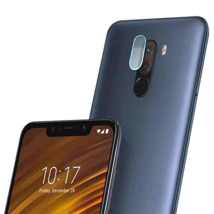 Stuff Certified® 3 Pack Copriobiettivo per fotocamera in vetro temperato Xiaomi Pocophone F1 - Protezione per custodia in pellicola antiurto