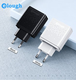 Elough IQ Plug Charger - 24 W AC Home Ladegerät Wandladegerät Adapter Wandladegerät Schwarz