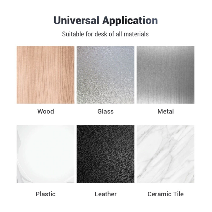 TOPK 2-Pack Zelfklevende Kabelclips - 3 Clips Kabelbinder Kabelklemmen Kabel Houder Organisatie Cable Organiser