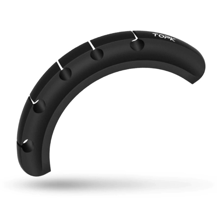 TOPK Clips de câble adhésifs - 5 clips Attache de câble Clips de câble Organisation de support de câble Organisateur de câble