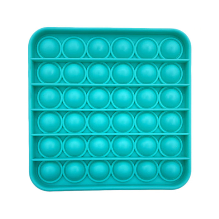 Pop It - Fidget Anti Stress Toy Bubble Toy Silicone Square Green