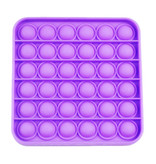 Stuff Certified® Pop It - Fidget Anti Stress Toy Bubble Toy Silicona Cuadrado Púrpura