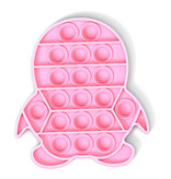 Stuff Certified® Pop It - Fidget Anti Stress Speelgoed Bubble Toy Siliconen Mannetje Roze