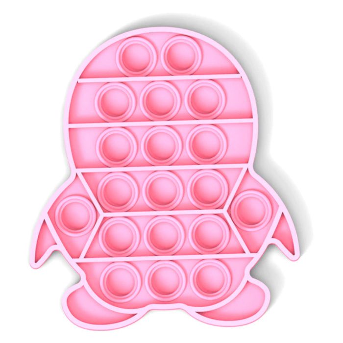 Stuff Certified® Pop It - Fidget Anti Stress Speelgoed Bubble Toy Siliconen Mannetje Roze