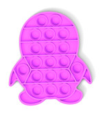 Stuff Certified® Pop It - Fidget Anti Stress Speelgoed Bubble Toy Siliconen Mannetje Paars