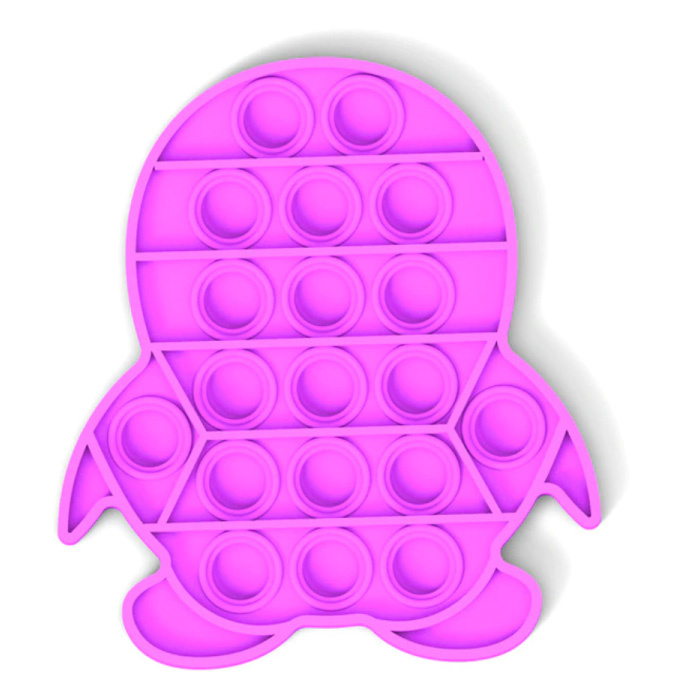 Stuff Certified® Pop It - Fidget Anti Stress Toy Bubble Toy Silicone Male Purple