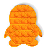 Stuff Certified® Pop It - Fidget Anti Stress Toy Bubble Toy Silicone Male Orange