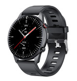 Madococo 2021 Sport Smartwatch - Pasek silikonowy Zegarek do monitorowania aktywności fizycznej Android - Czarny