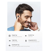 UGREEN Słuchawki bezprzewodowe Hitune - sterowanie Smart Touch TWS Słuchawki Bluetooth 5.0 Słuchawki douszne Czarne