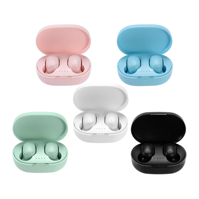 Stuff Certified® Auricolari wireless A6S - Auricolari touch control Auricolari TWS Bluetooth 5.0 Auricolari Auricolari bianchi