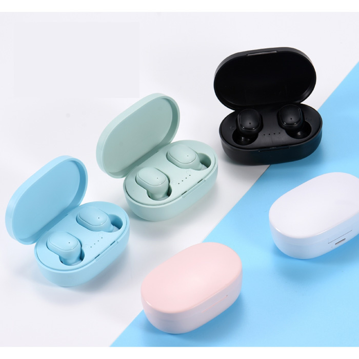 Stuff Certified® Écouteurs sans fil A6S - Écouteurs à commande tactile TWS Bluetooth 5.0 Écouteurs Écouteurs Écouteurs Vert