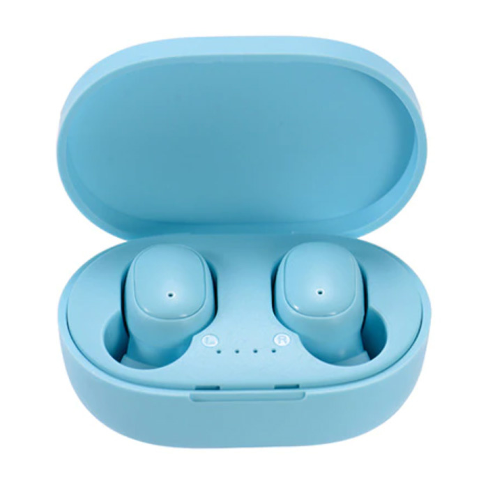 Słuchawki bezprzewodowe A6S - Słuchawki douszne sterowane dotykiem TWS Słuchawki Bluetooth 5.0 Słuchawki douszne Niebieskie