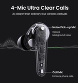 UGREEN Hitune T1 Draadloze Oortjes - Smart Touch Control TWS Bluetooth 5.0 Earphones Earbuds Oortelefoon Zwart