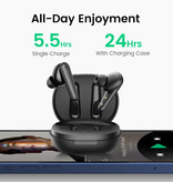 UGREEN Auriculares inalámbricos Hitune T1 - Smart Touch Control TWS Bluetooth 5.0 Auriculares Auriculares Auriculares Negro