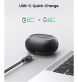 UGREEN Hitune T1 Wireless Earphones - Smart Touch Control TWS Bluetooth 5.0 Earphones Earbuds Earphones Black