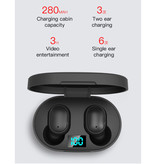 Stuff Certified® Écouteurs sans fil A6S Plus - Écouteurs à commande tactile TWS Écouteurs Bluetooth 5.0 Écouteurs Écouteurs Blanc
