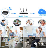 XUECUS Reloj despertador con cámara y WiFi: visión nocturna inalámbrica de seguridad para el hogar inteligente